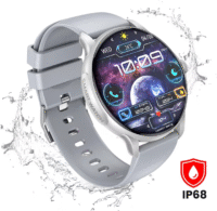 XO Smartwatch J11 AMOLED – Silver & Black – IP68 – Call & Health Tracking - Image 3