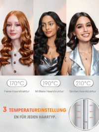 SHEGLAM Automatic Curling Iron 1 inch – 3 Temps – Fast Curling Tool - Image 6