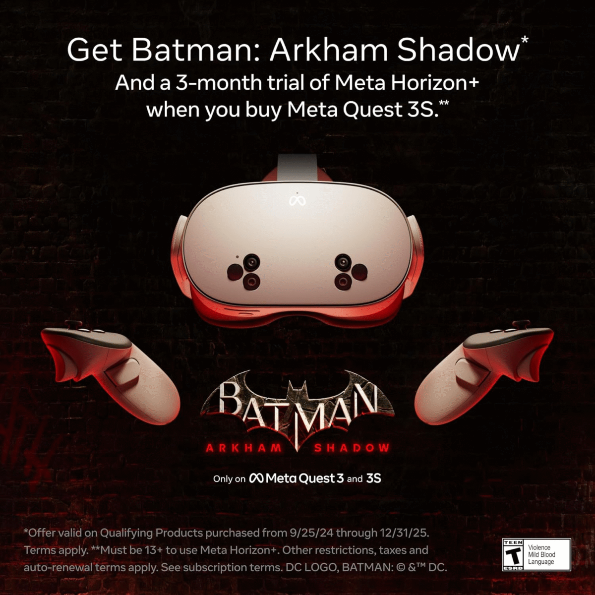 Meta Quest 3S 128GB UAE – VR Headset with Batman Arkham Shadow & 3-Month Meta Quest+ | 1-Day Delivery by XO - Image 7